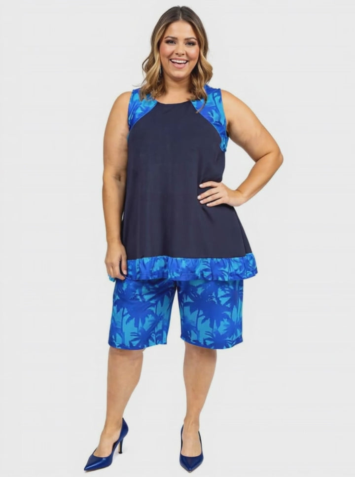Long Island Swim Cami - Print*