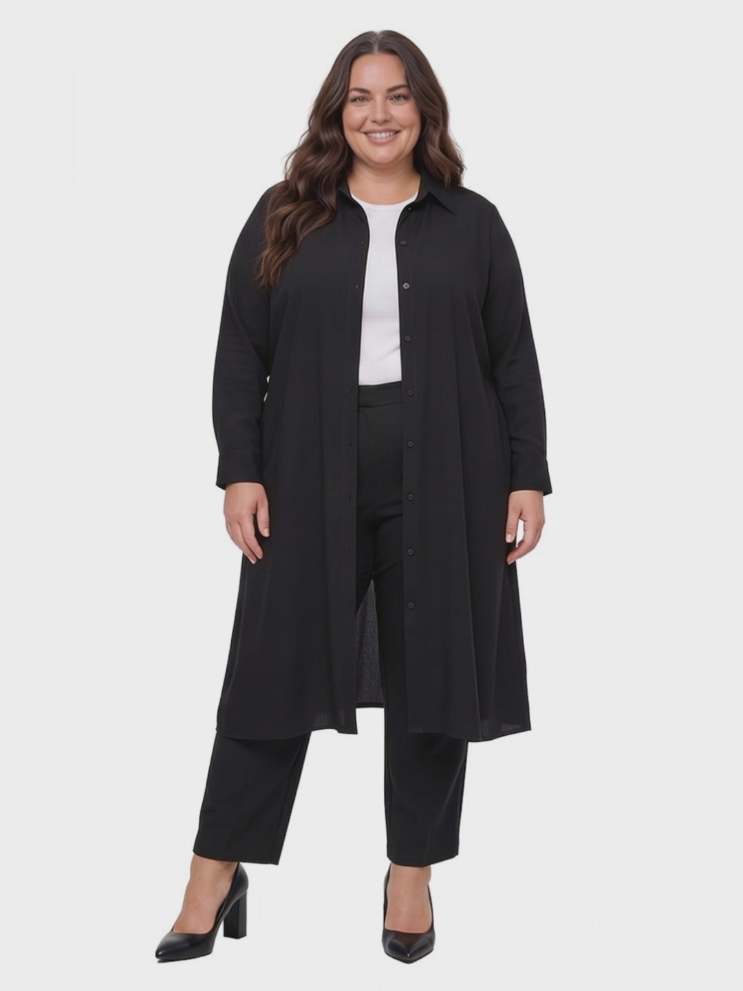 Dryver Shirt Dress - Black