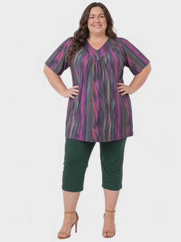 Tarni Fields Tunic - Black Print