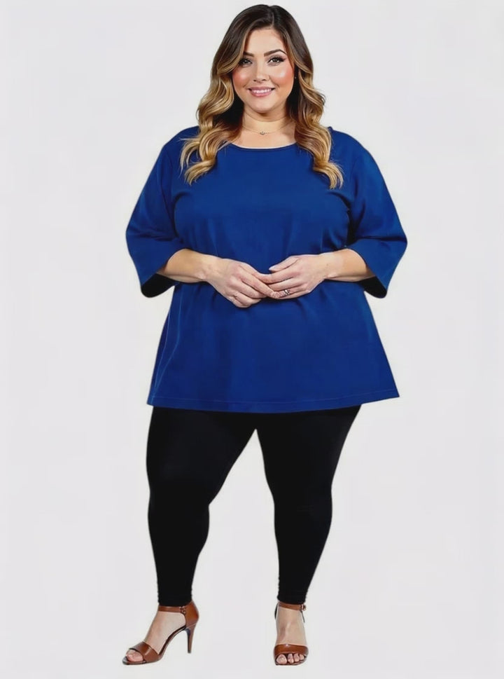 Everyday Tee - Blue - Cotton Polyester