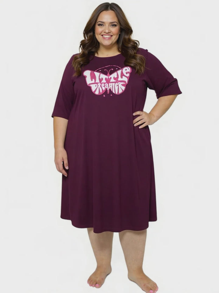 Little Dreamer Nightie - Wine