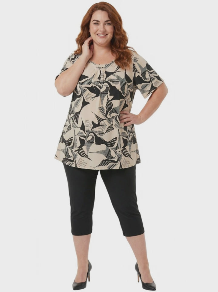 Easton Top - Black & White Print
