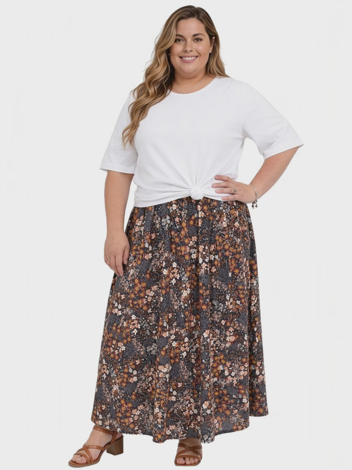 Miranda Maxi Skirt - Print