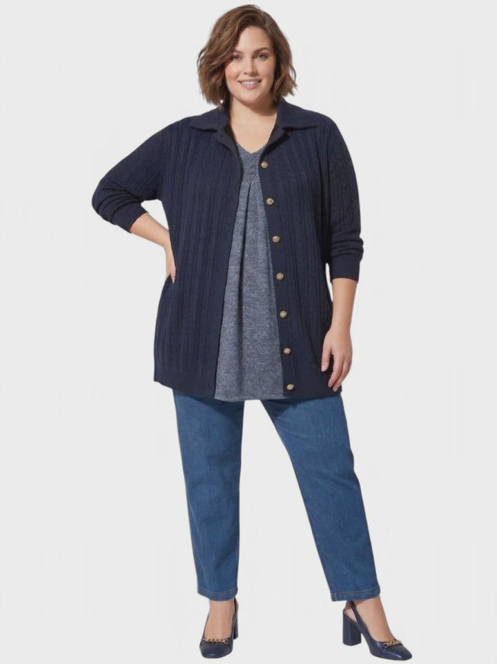 Hallowell Cardigan - Navy
