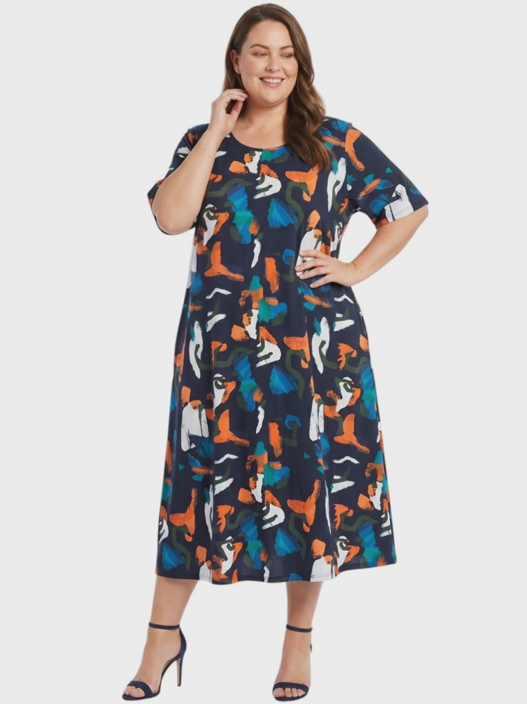 Raya Dress - Black Print