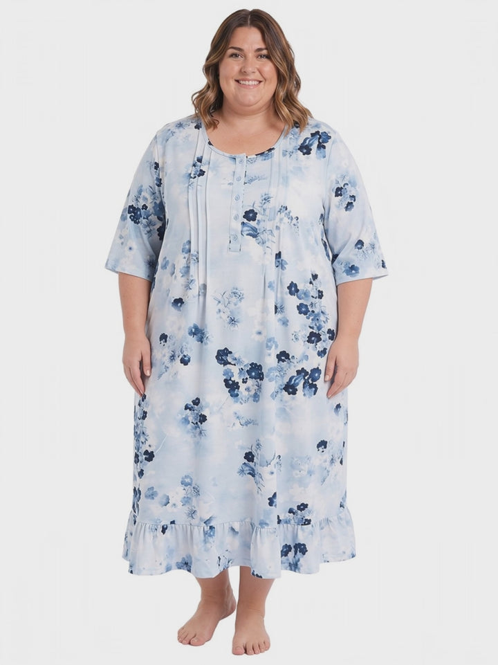 Yellowstone Nightie - Ivory Print