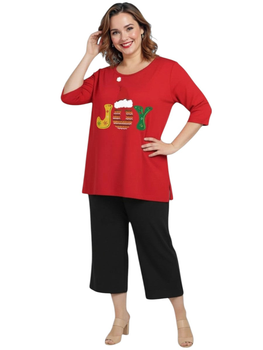 Everyday Tee - Red - Cotton Spandex