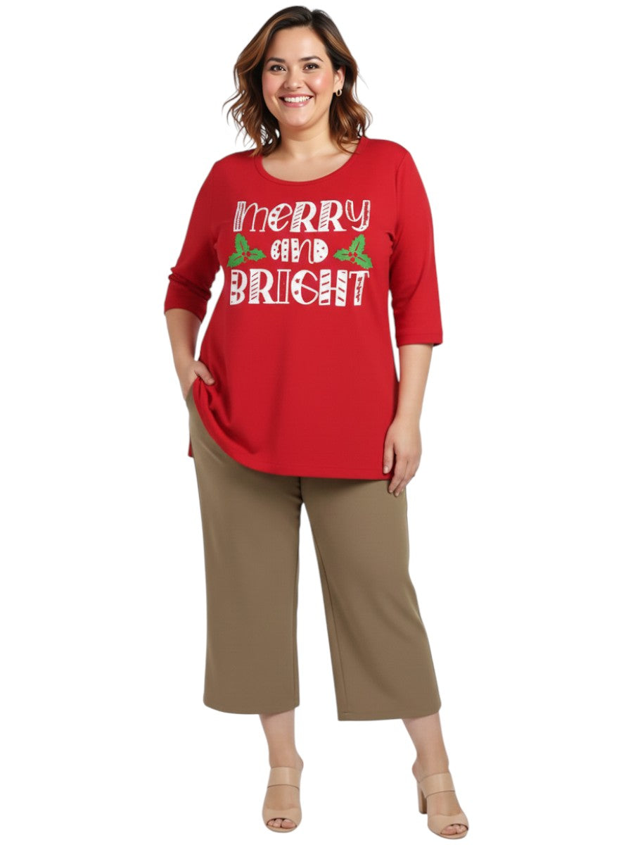 Everyday Tee - Red - Cotton Spandex