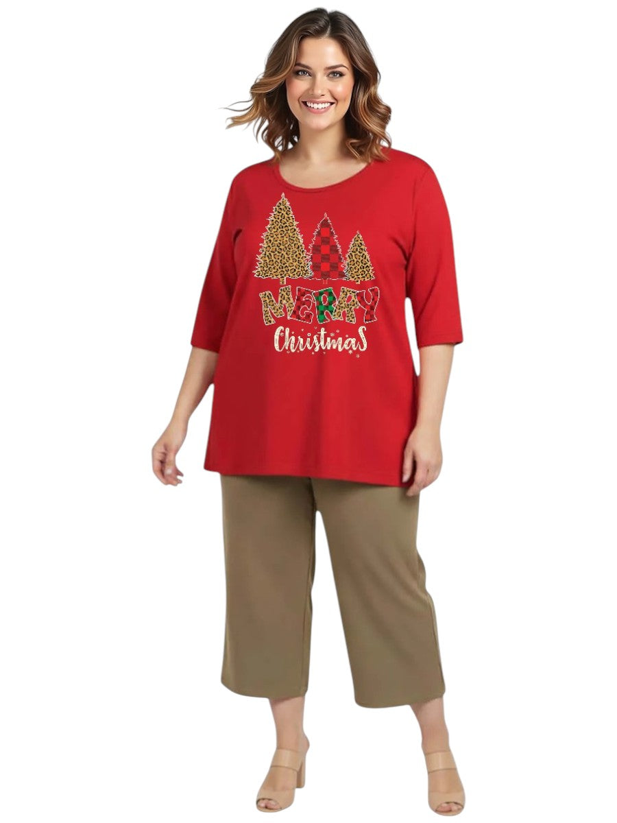 Everyday Tee - Red - Cotton Spandex