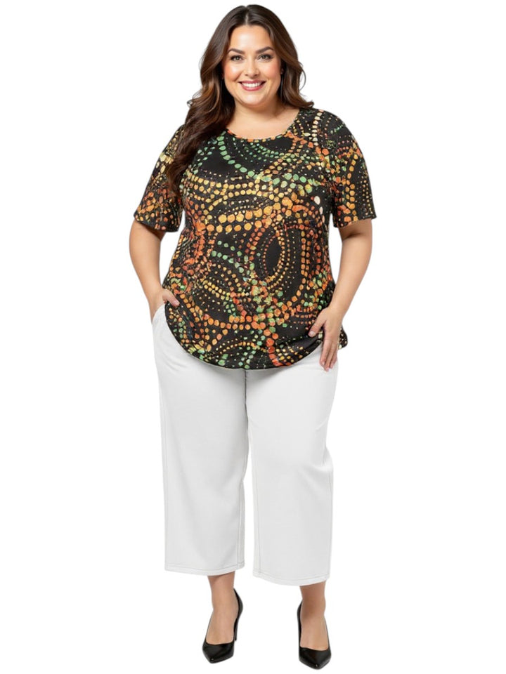 Rhythm Top - Black Print