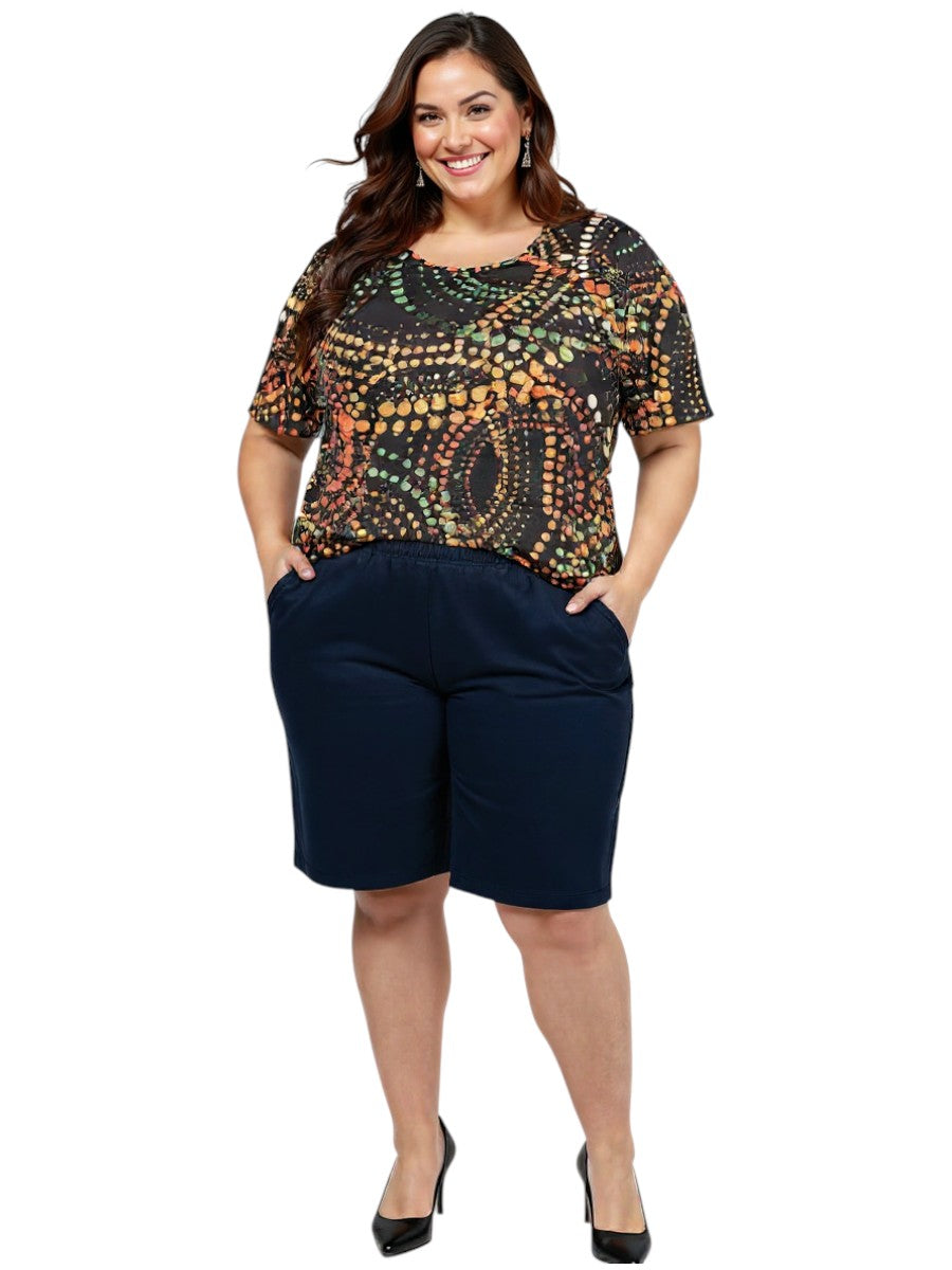 Rhythm Top - Black Print