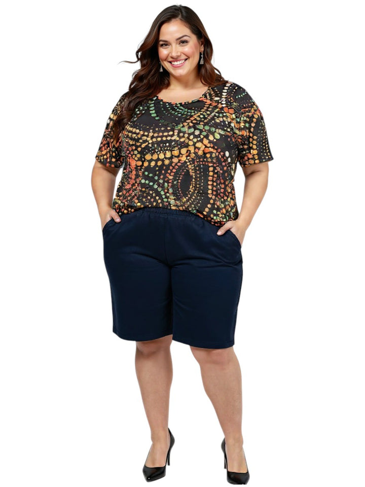 Rhythm Top - Black Print