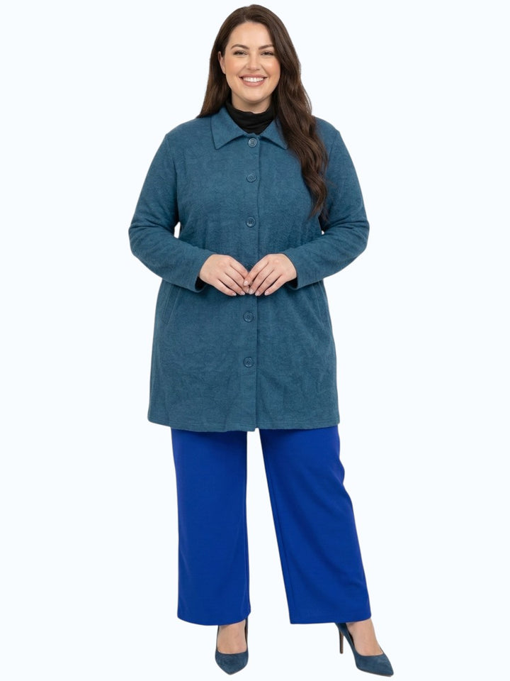 Lets Swing Jacket - Teal Green