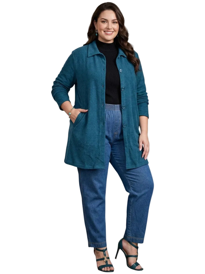 Lets Swing Jacket - Teal Green