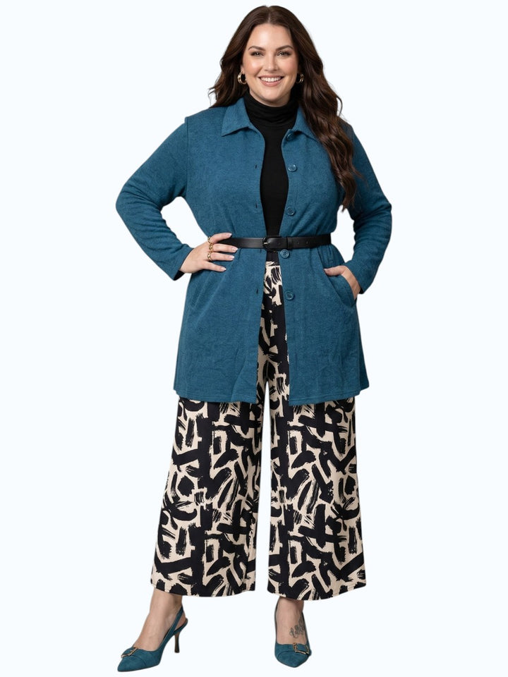 Lets Swing Jacket - Teal Green