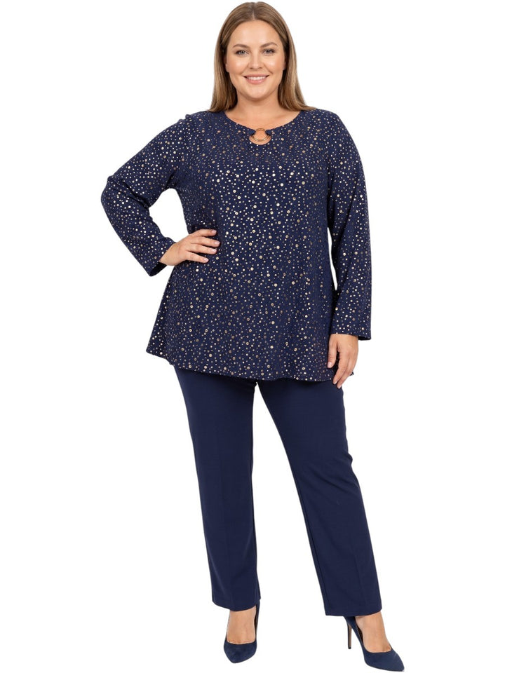 Texas Keyhole Top - Blue Print
