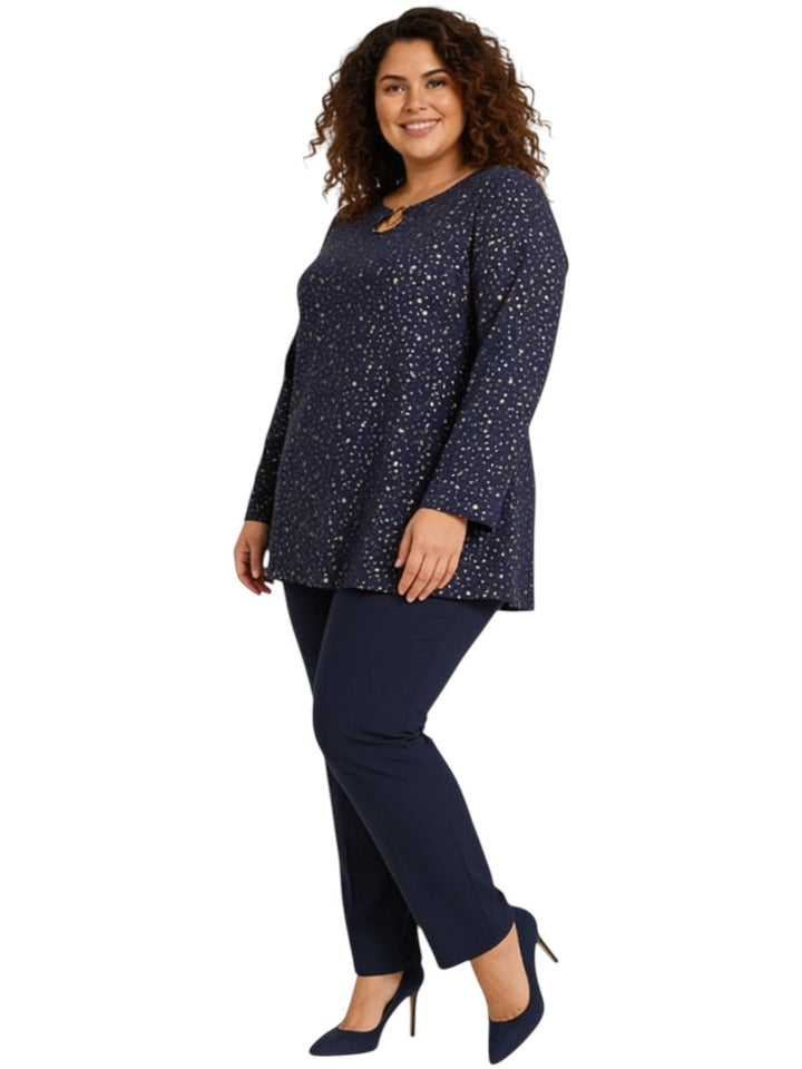 Texas Keyhole Top - Blue Print