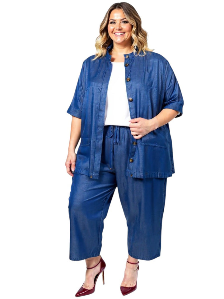 3/4 Holden Denim  Capri - Fun Blue*