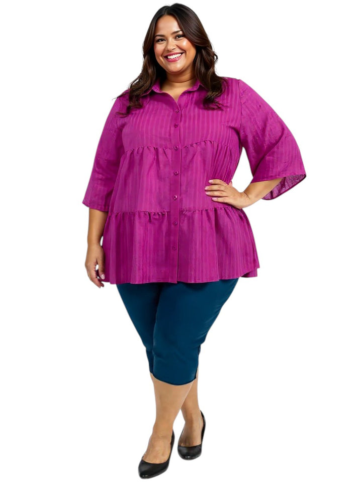 Beckett Blouse - Jazzberry Jam*