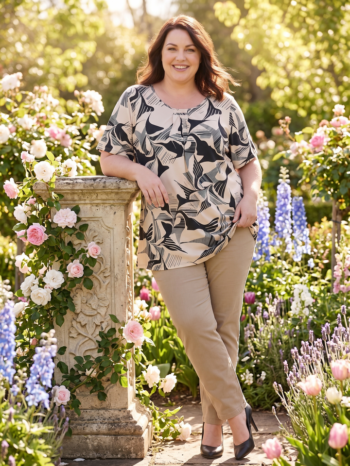 Easton Top - Black & White Print