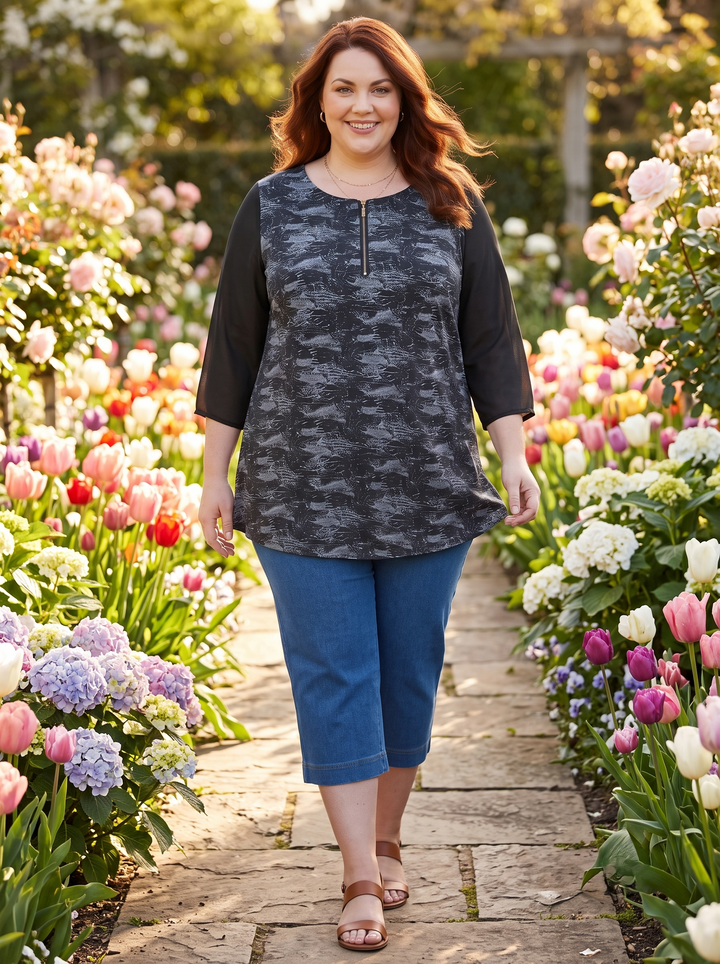 Logan Top - Black Print