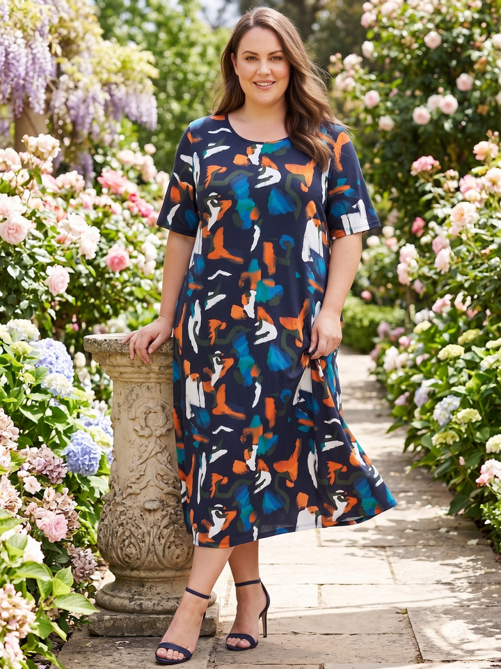 Raya Dress - Black Print